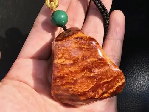 顶级金沙虎皮纹蜜蜡