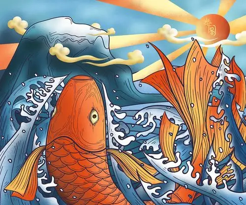 熬夜画大鱼|插画|创作习作|伏都龙王 - 原创作品 - 站酷 (zcool)