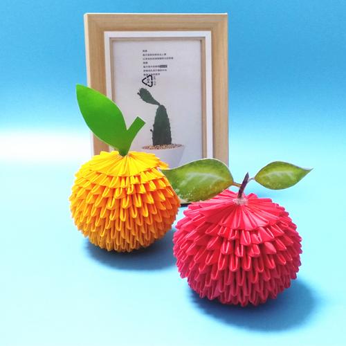 立体折纸苹 手工折纸大全-普车都