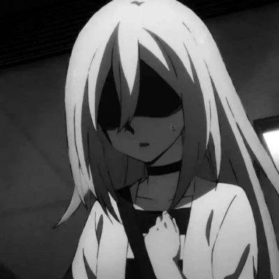 黑色丧系女生头像大全孤独黑暗系女生头像伤感头像女生