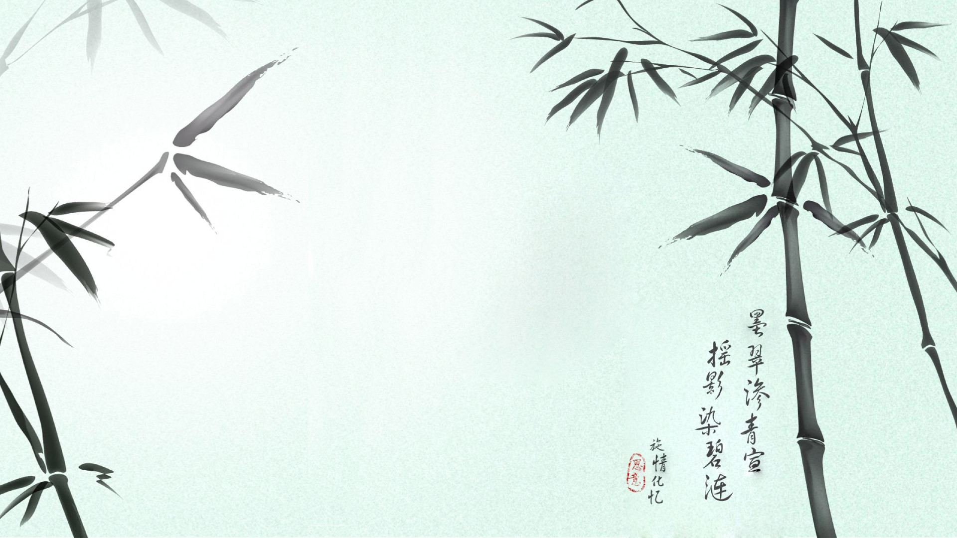 中国艺术水墨画高清壁纸合集