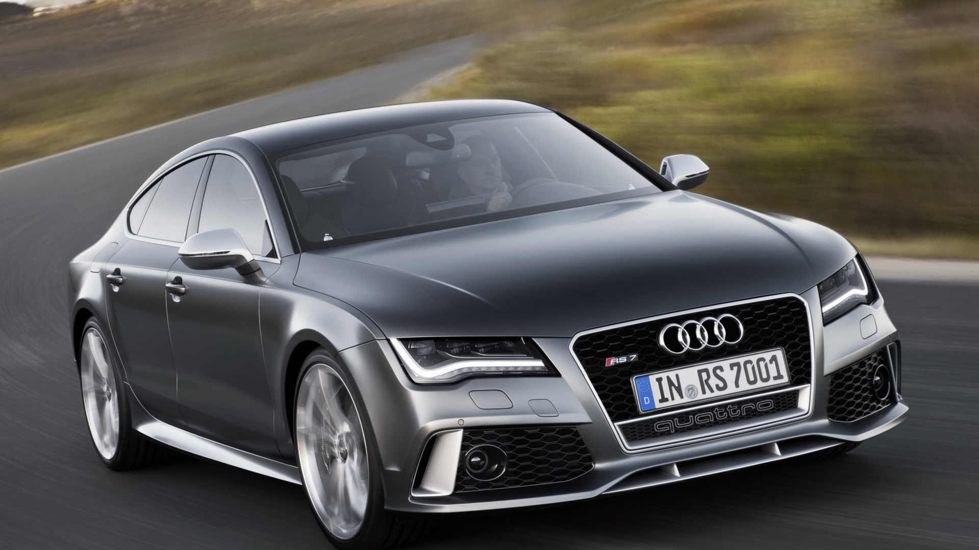 高清汽车图片2014款奥迪rs7轿跑电脑桌面壁纸
