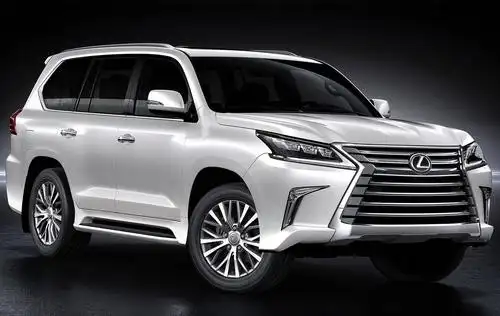 雷克萨斯lx570升级wald套件,侧出排气全黑造型比奔驰大g更霸气