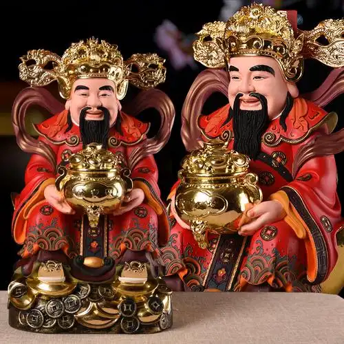 佛像财神爷招财家用文财神比干范蠡家用供奉树脂摆件