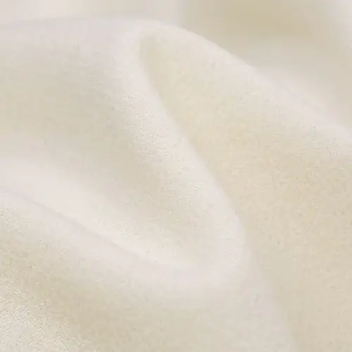 缪可新品高级双面羊毛绉纱面料六色海绵垫