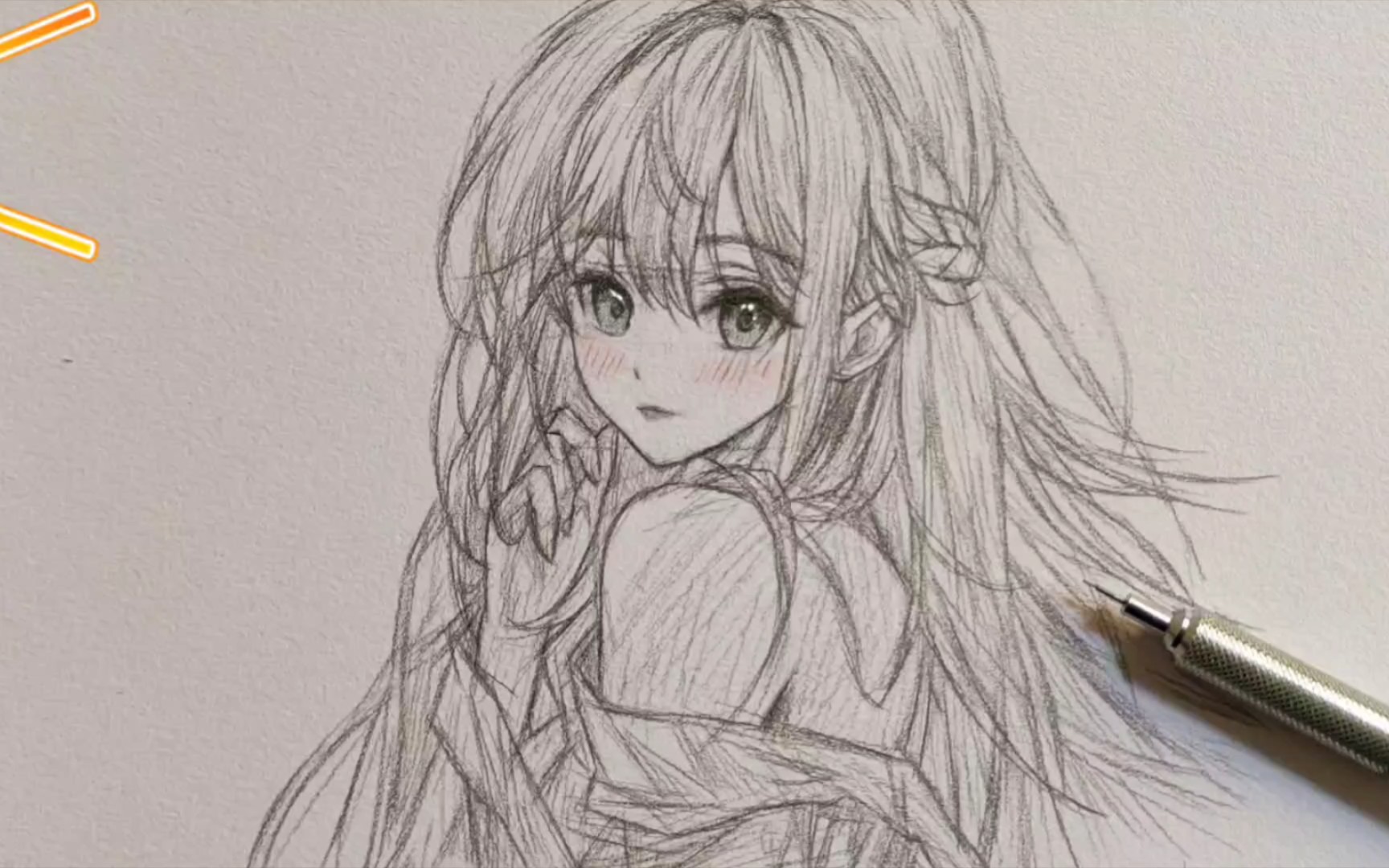 这样画动漫女生,是不是很简单呢一看就会!快来和我一起画