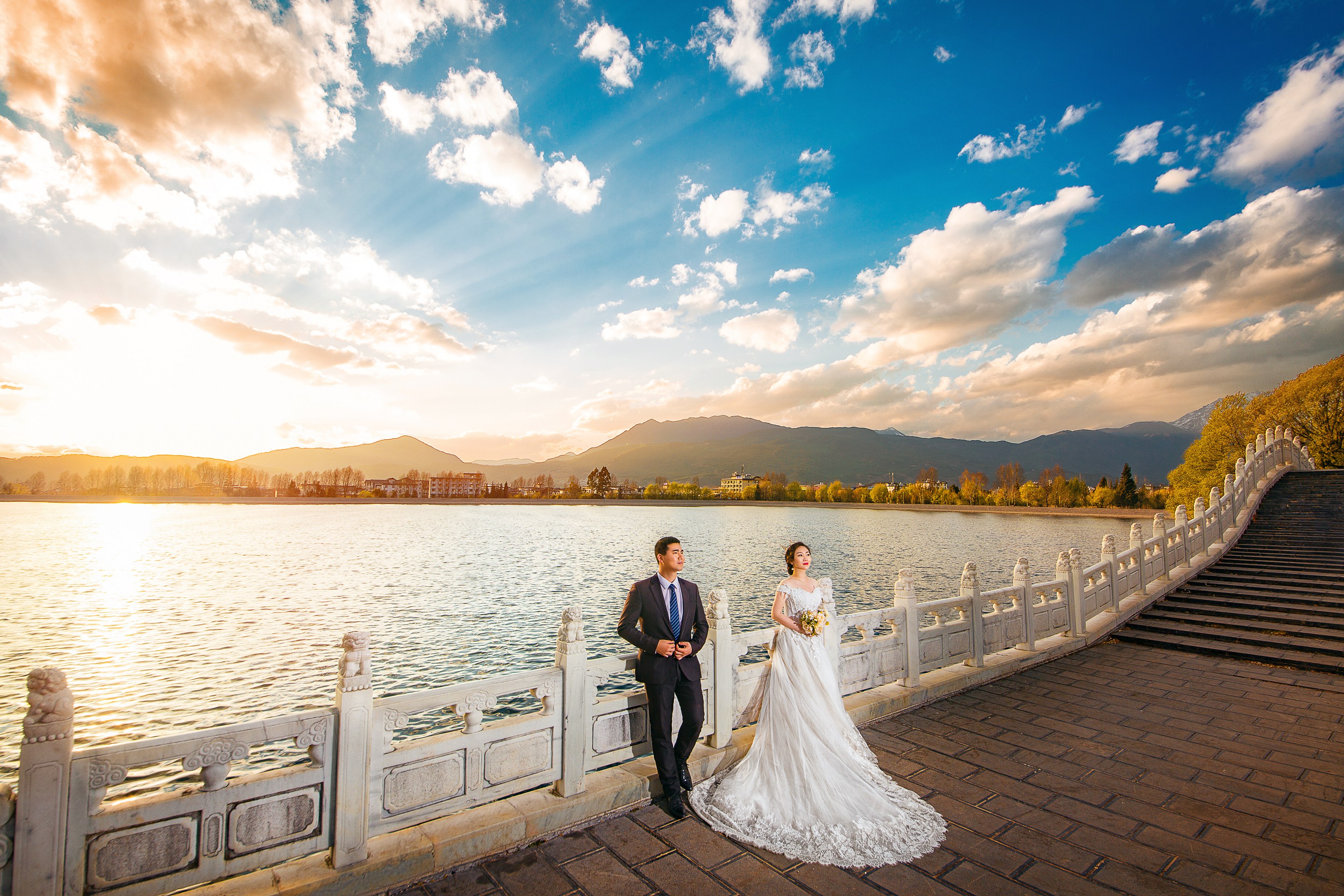 心动丽江婚纱照@婚纱摄影@那一瞬间的悸动