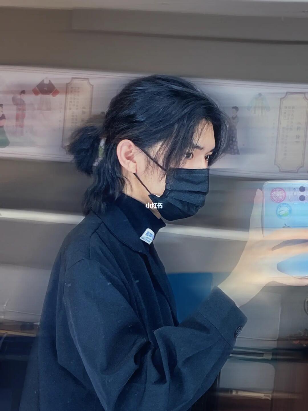 男生长发发型咋们就是说长发真的很显头大