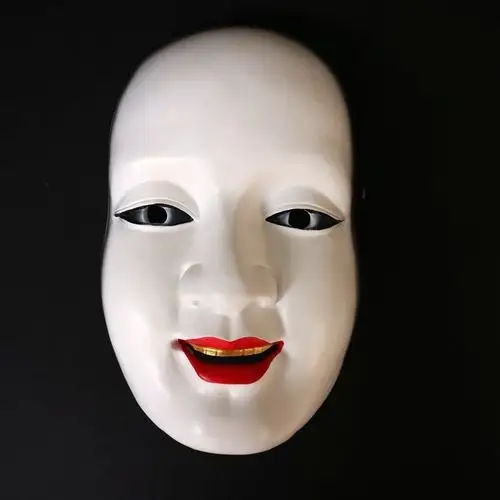 万圣节吓人鬼脸面具人脸恐怖头枕小丑死神恐怖般若日本鬼脸 新款 007