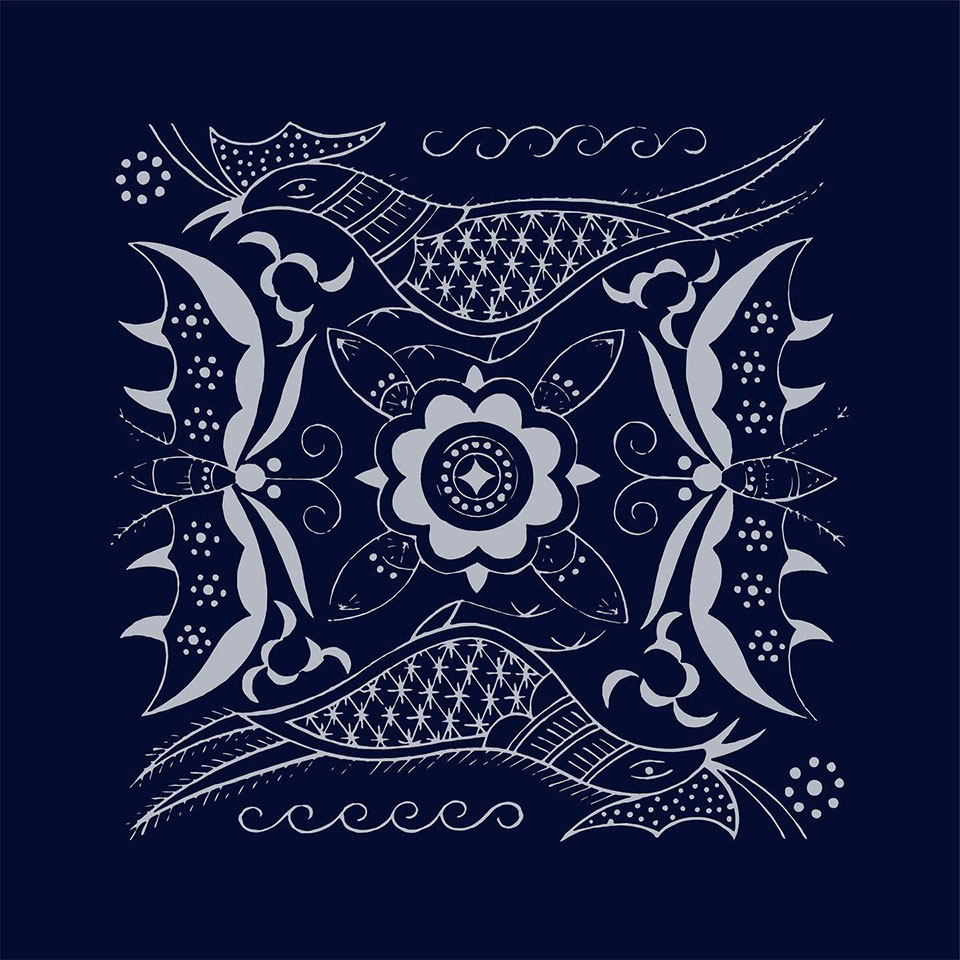 苗族蜡染的鸟和鱼图案设计,怡手作 - 皮小匠