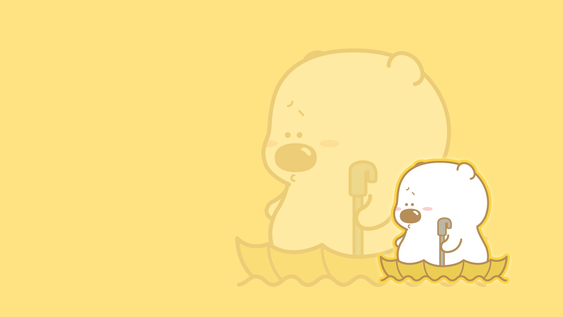 小囧熊可爱卡通电脑桌面壁纸