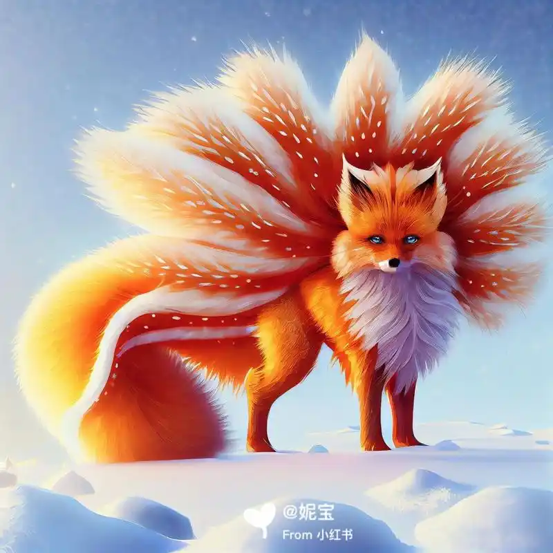 九尾狐仙 | 青丘媚仙 九尾狐,中国古代传说中的奇兽.