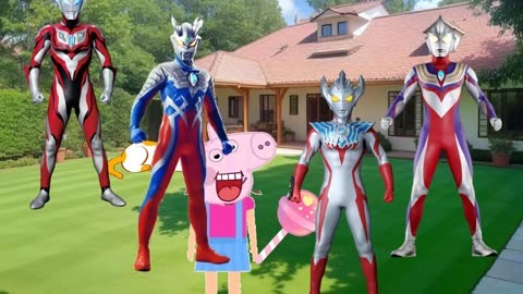 小猪佩奇与奥特曼儿童动画片