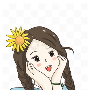 开心庆祝图原创手绘六一儿童节女孩跳舞男孩伴奏元素儿童节卡通小女孩