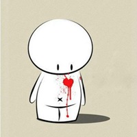 刀插心痛滴血图片大全 心在滴血的伤感图片_微信头像图片大全