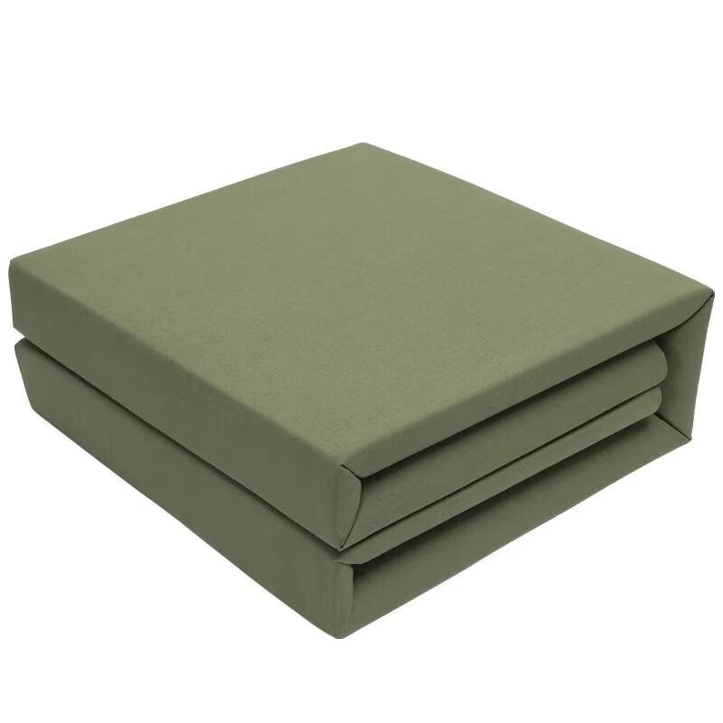 内务定型军绿被棉被成型豆腐块单人被学生军训被子叠被子神器棉被宿舍