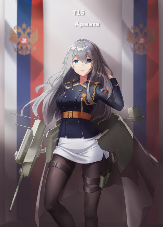 美丽且守纪,军装女子插画特辑