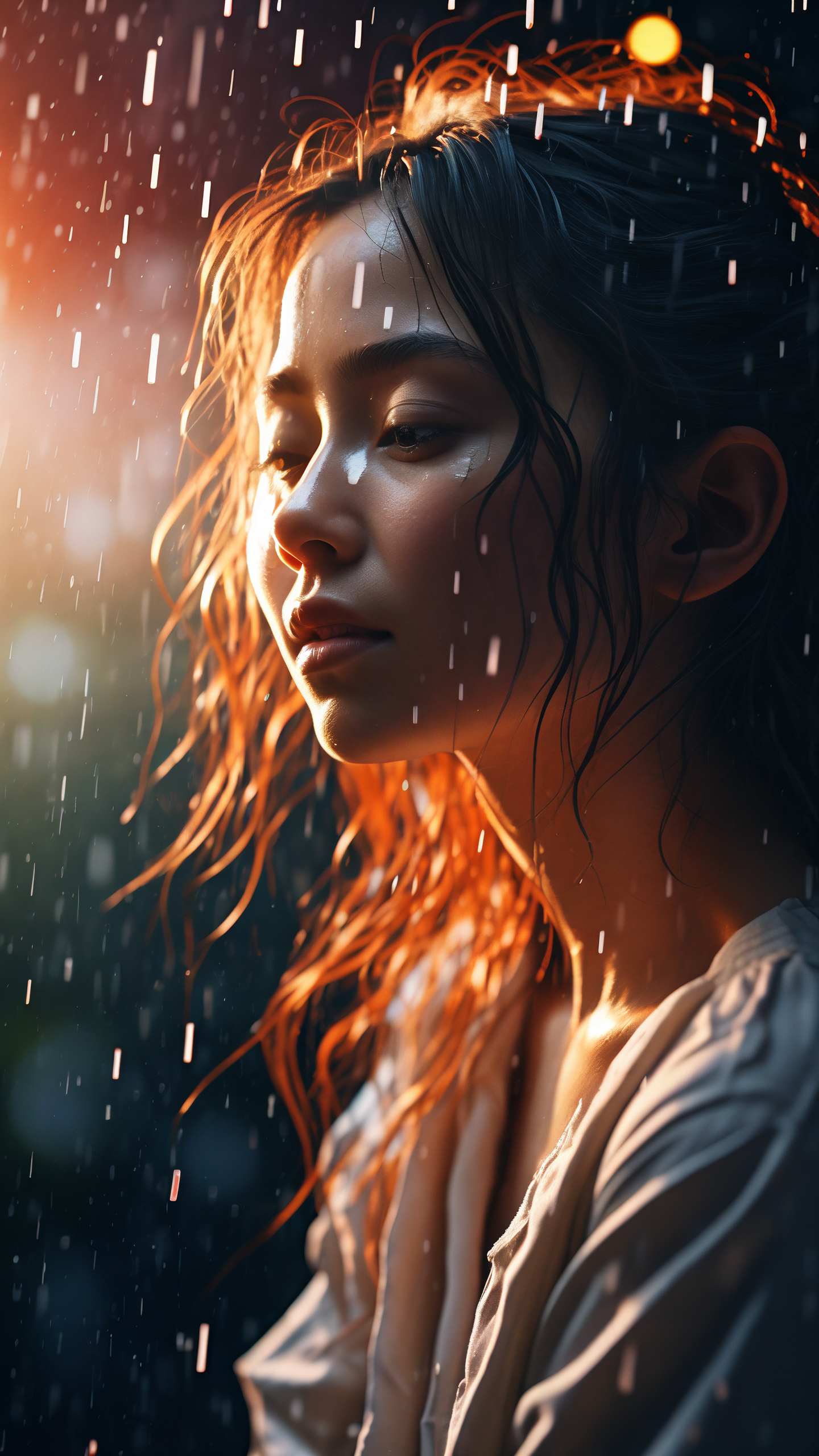 看着这些伤感流泪的壁纸,仿佛能感受到那份深沉的悲伤和无尽的思念.