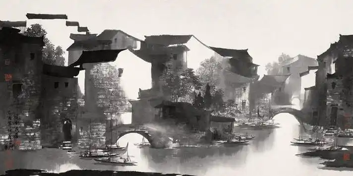 陈辉水墨画欣赏