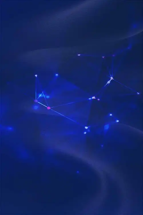 蓝色科技感企业画册海报背景psd