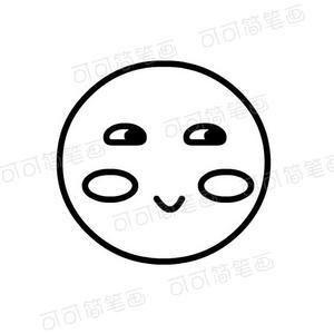 可爱表情包简笔画人头