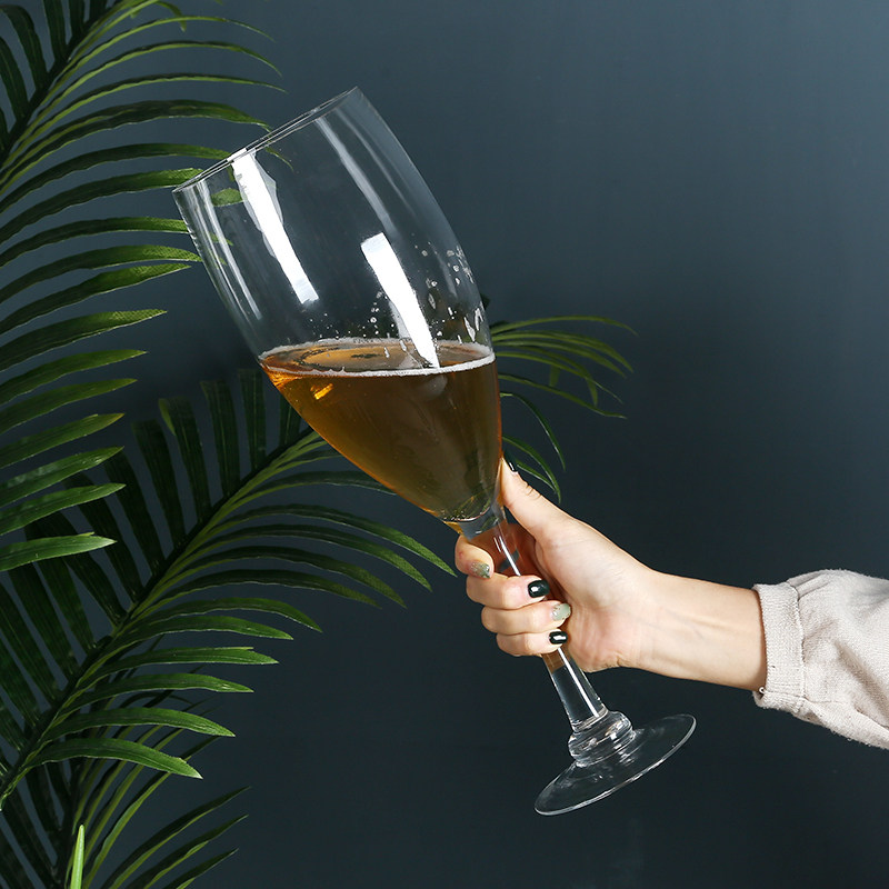 酒杯巨大特大号超大巨型大容量啤酒杯大号红酒高脚杯啤酒杯