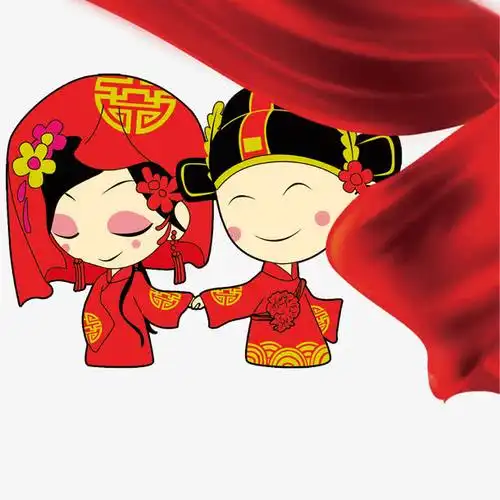 关键词 : 卡通新人,新人,结婚,婚庆素材,婚庆