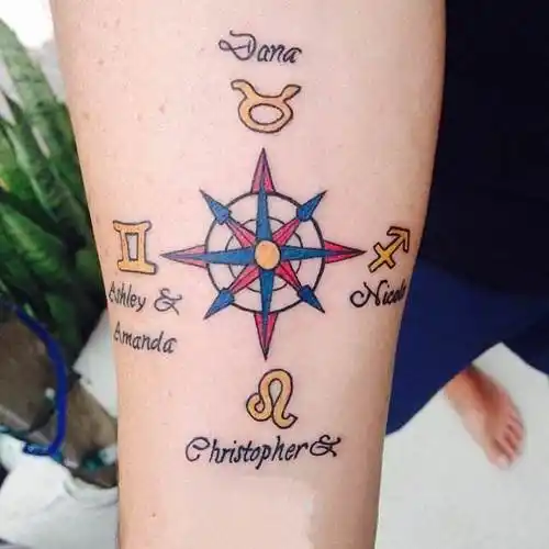 双子纹身 双子图腾纹身