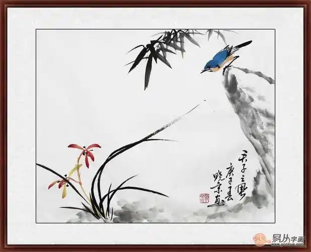 家里装饰画挂什么作品好看郑晓京老师花鸟画作品不容错过