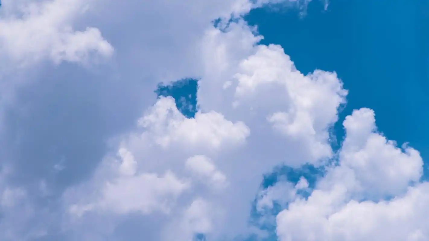 蓝天白云高清背景图桌面壁纸蓝天白云天空云层云海唯美美景天空美景
