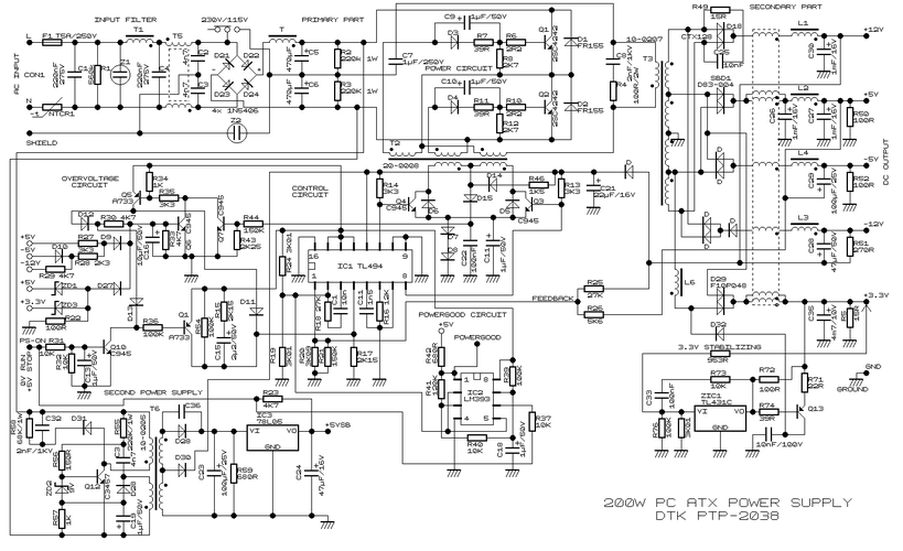 开关电源电路原理(附原理图)