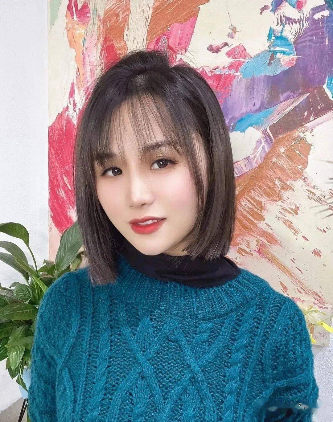 "齐肩短发",御姐风呀._中国_发型_形象