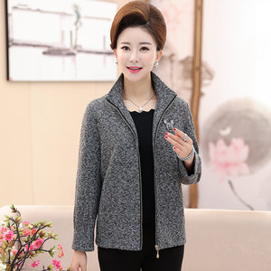 女式夹克衫春秋外套短款立领图片