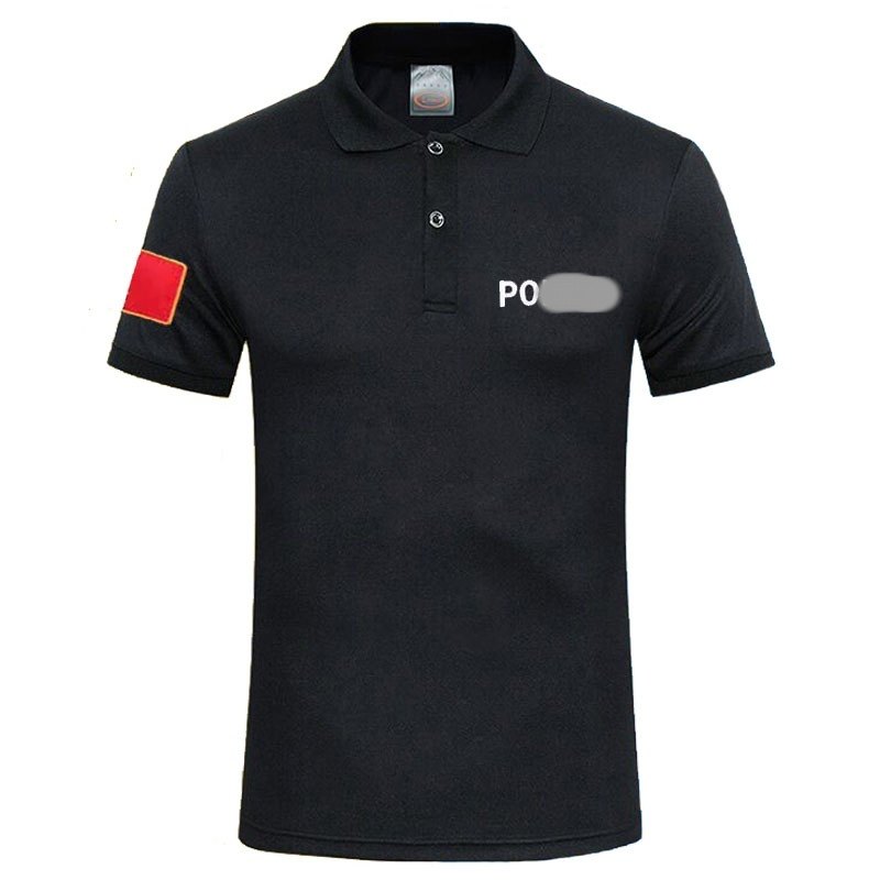 一折警作服训_夏季速干特勤t恤衫军迷半袖男短袖polo衫特警保安体能