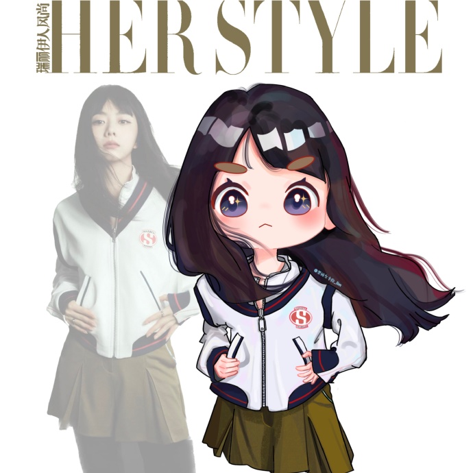 q版暗黑萝莉vs不良少女@谭松韵seven产出不易抱图吱声9215二改