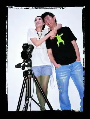 高圆圆vs夏雨情侣牛仔装多图