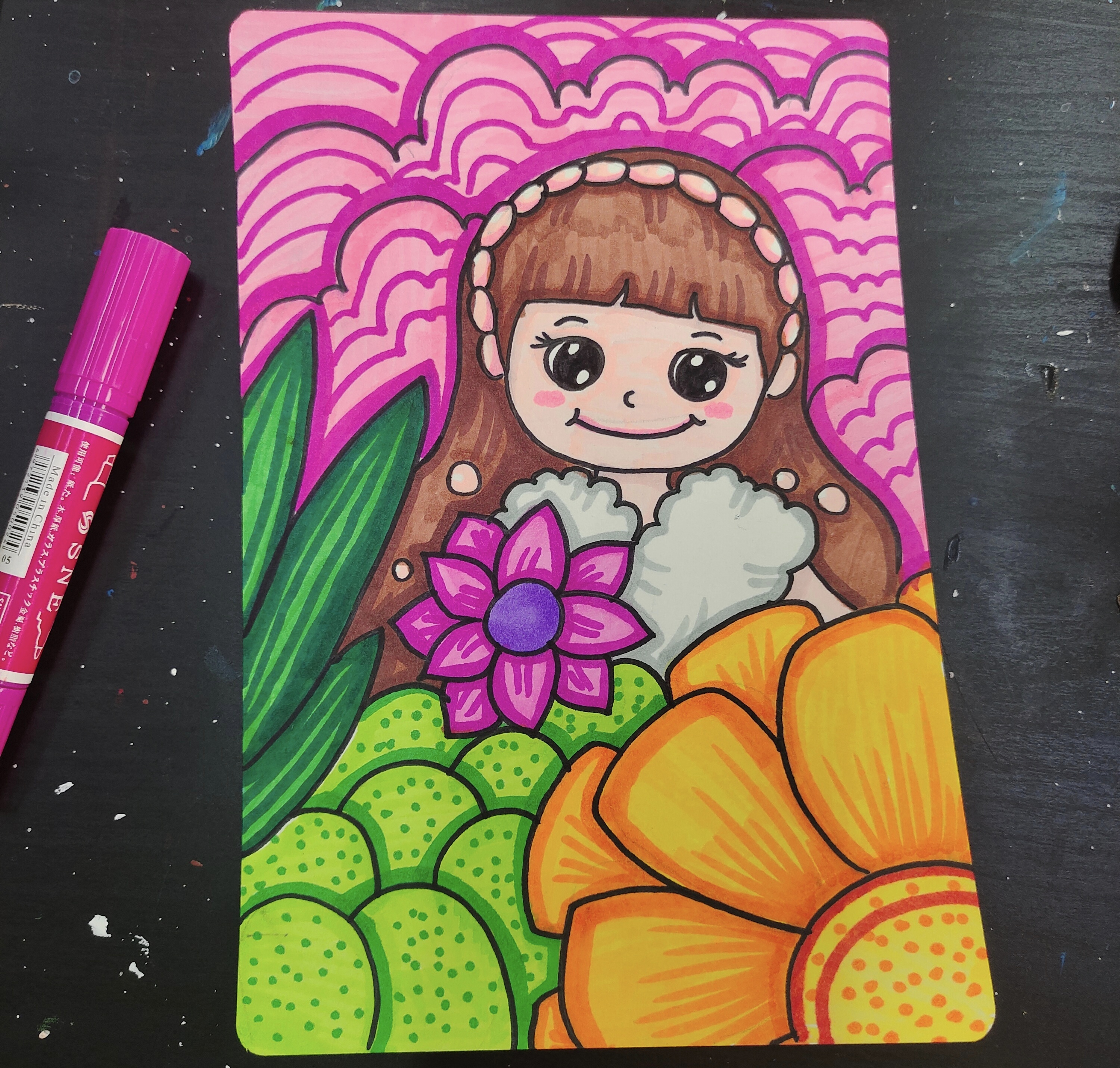 适合6-7岁宝宝的创意儿童画