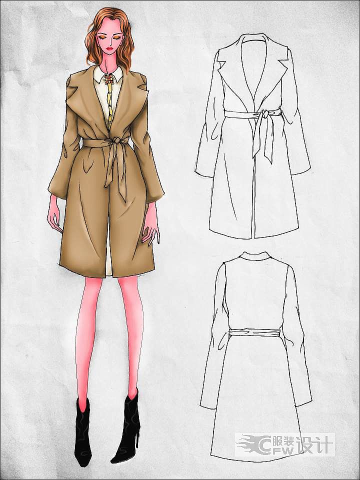 在校作业-女装设计-cfw服装设计