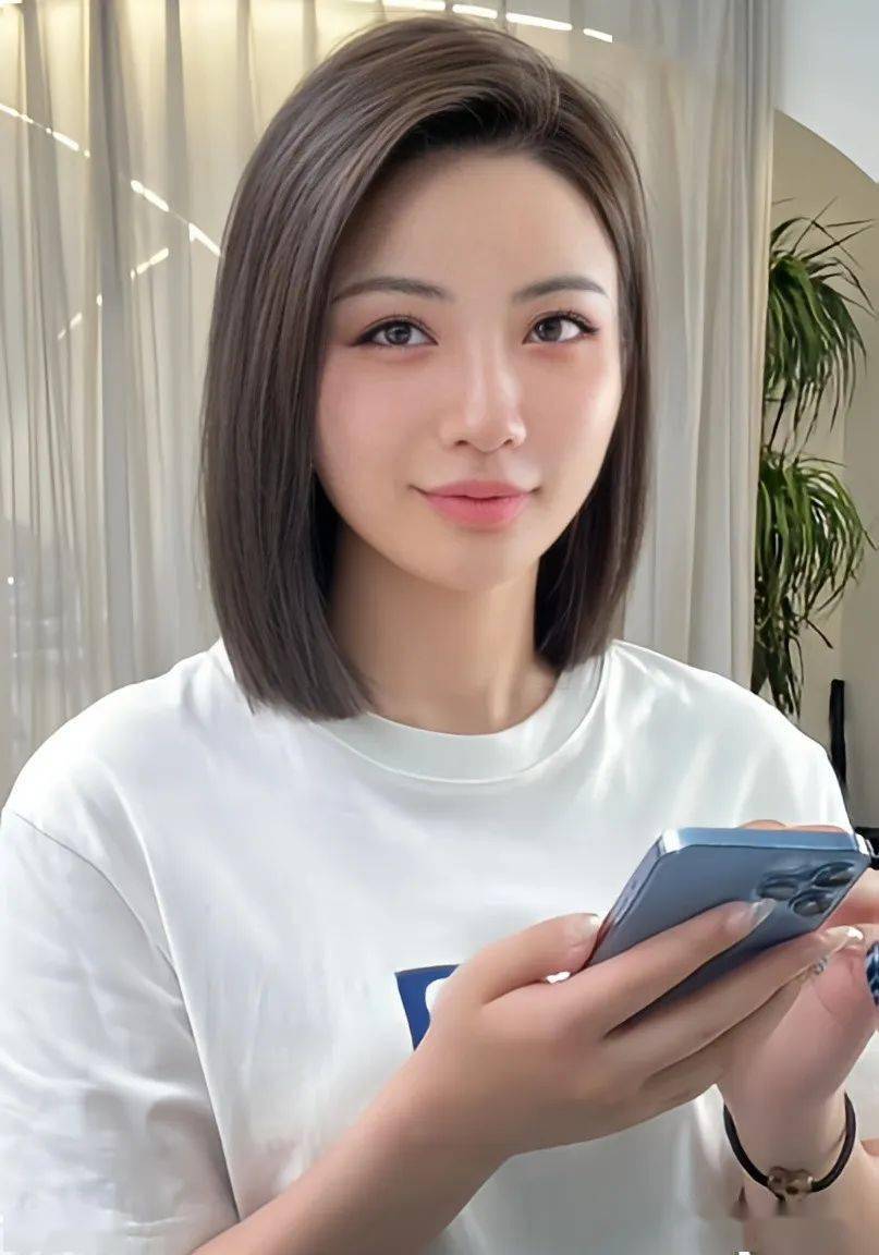 "2023齐肩短发",依然是王者._中国_发型_形象