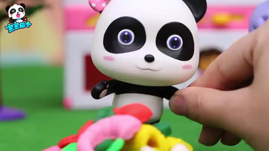 宝宝巴士玩具做面条比赛小伙伴们真是心灵手巧佩服