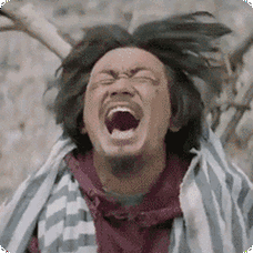 王宝强咆哮怒吼仰头大笑的表情包