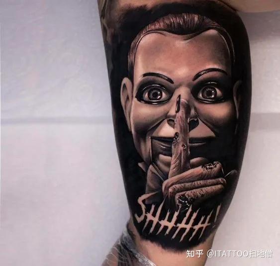 恐怖片主角纹身大赏胆小鬼慎点