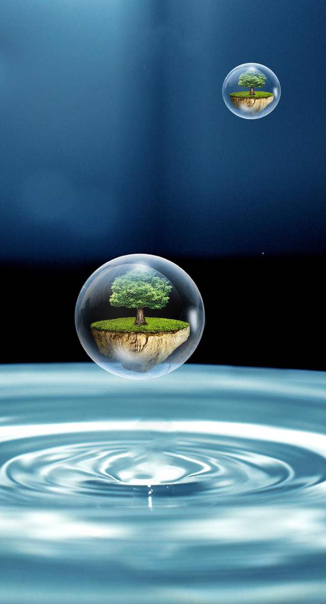 高清手机壁纸‖唯美护眼-一滴水,就是一个世界
