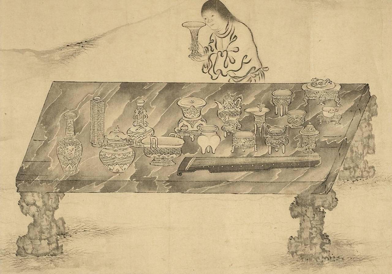 李公麟《西园雅集》长卷,描绘了众多北宋文人雅士的集会!