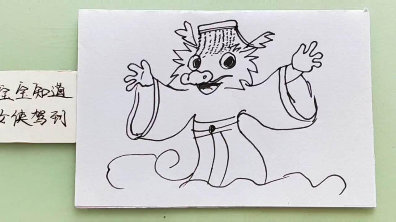 精 [简笔画]非常霸气的龙王