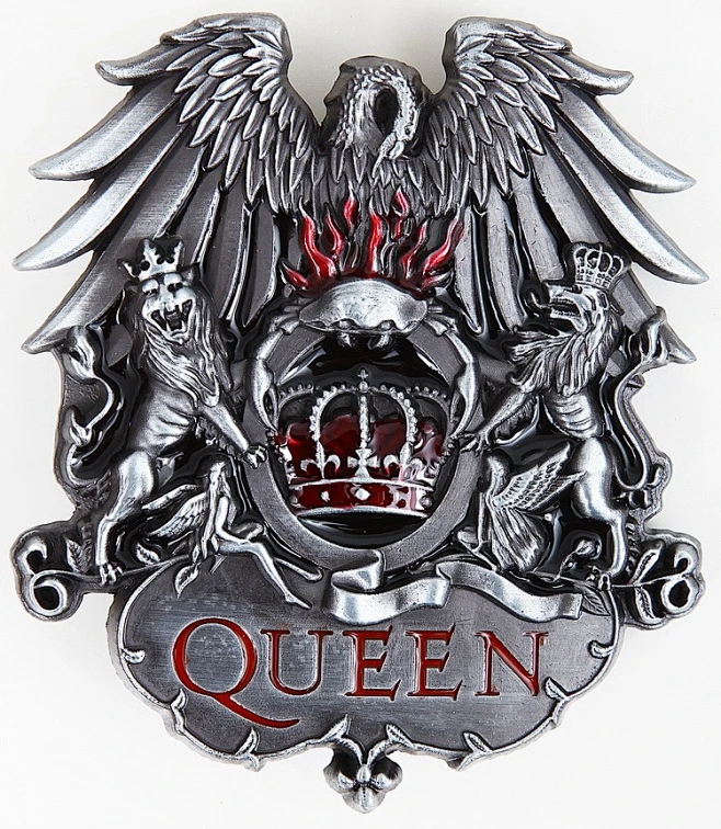 配饰|now 金属摇滚—皇后乐队logo 皮带扣正品 |yoho!