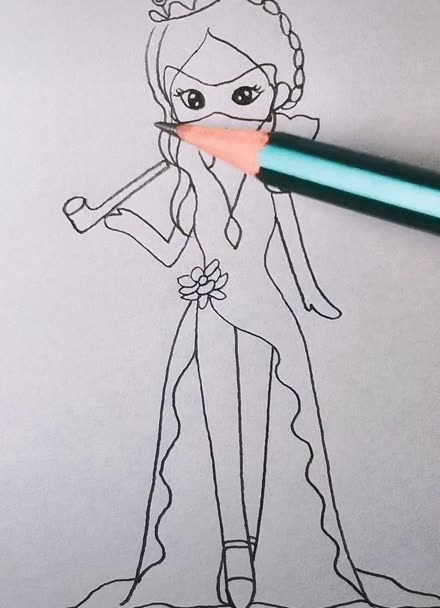 姐姐画的毒娘娘pk我画的毒娘娘.