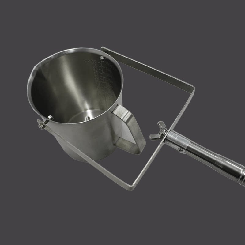 杆持式水质采样器岸边采水器加厚水样深水污水井水监测检测不锈钢