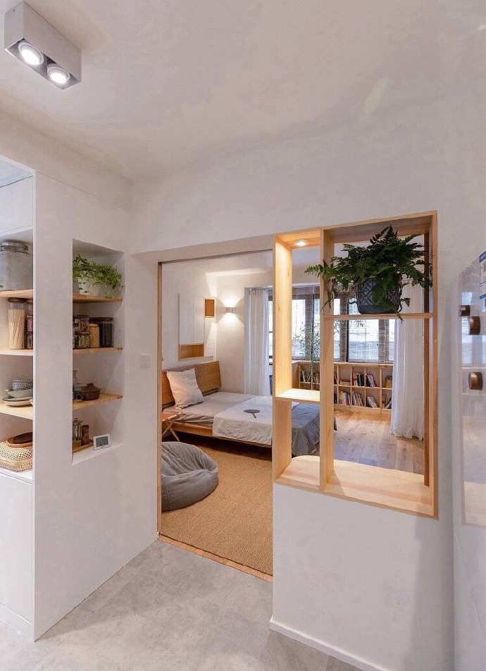 家居##小户型装修#45平日式风格装修案例,设计过程中,所有的功能仓妹