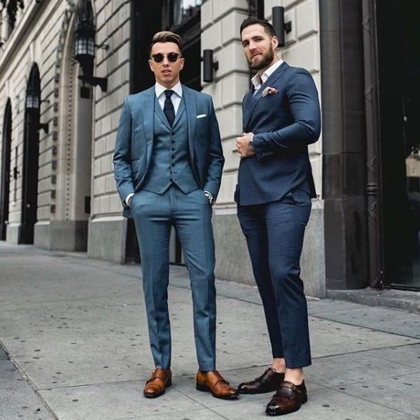 休闲西装搭配什么鞋子